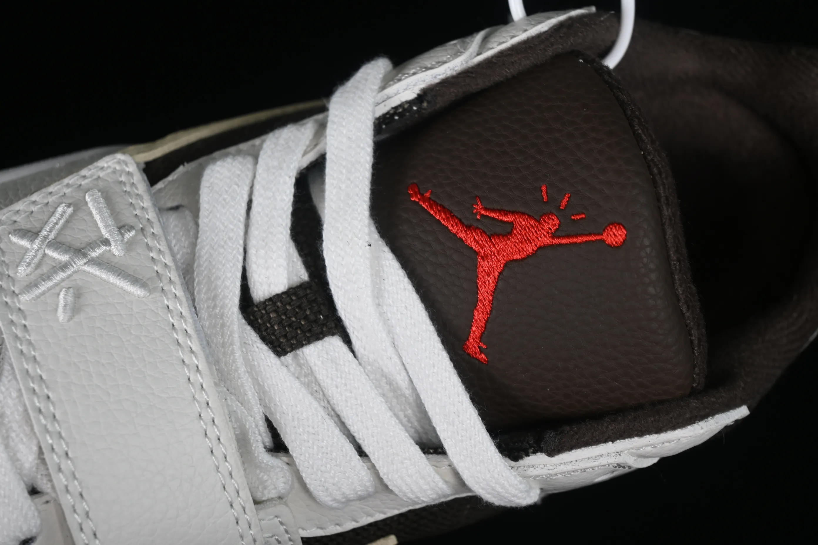 All categories Air Jordan Jordan series basketball shoes Air Jordan 1 Low F version Travis Scott x Jordan Cut The Check AJ1 Joe 1 hook and loop fashion basketball shoes DR9317-100